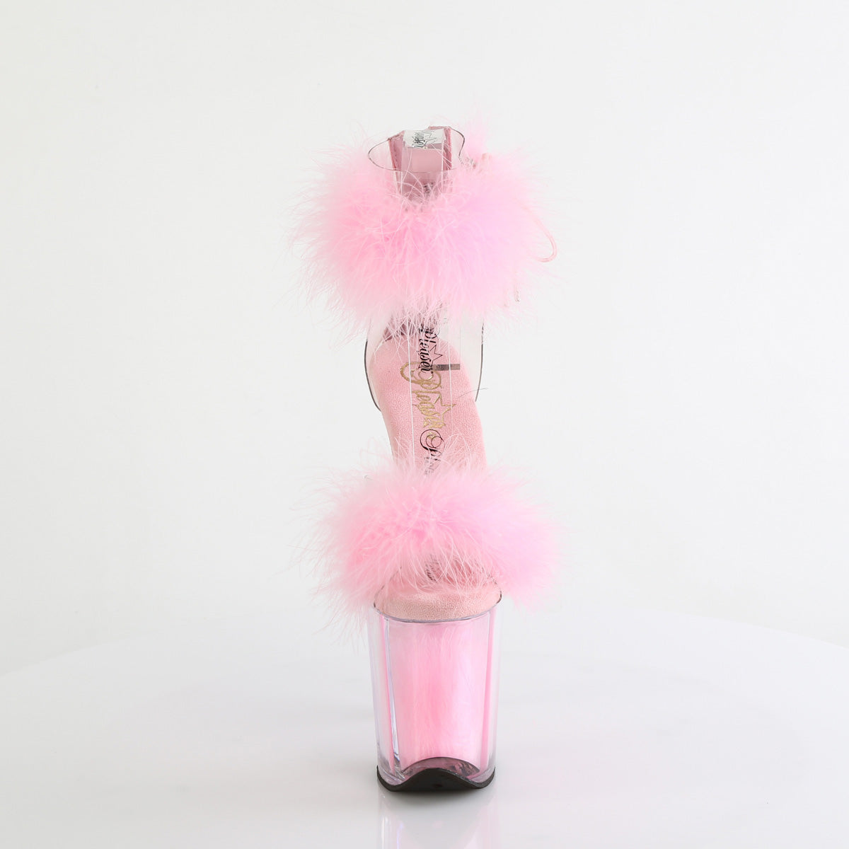 Pleaser   FLAMINGO-824f Clr-B. Pelliccia rosa/m