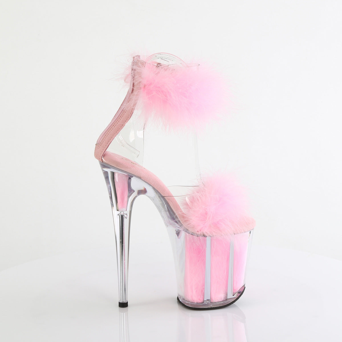 Pleaser   FLAMINGO-824f Clr-B. Pelliccia rosa/m