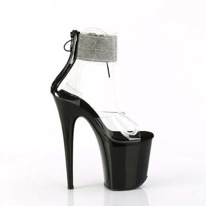 Pleaser   FLAMINGO-824RS CLR/BLK