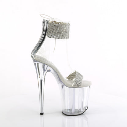 Pleaser   FLAMINGO-827RS CLR-SLV/CLR