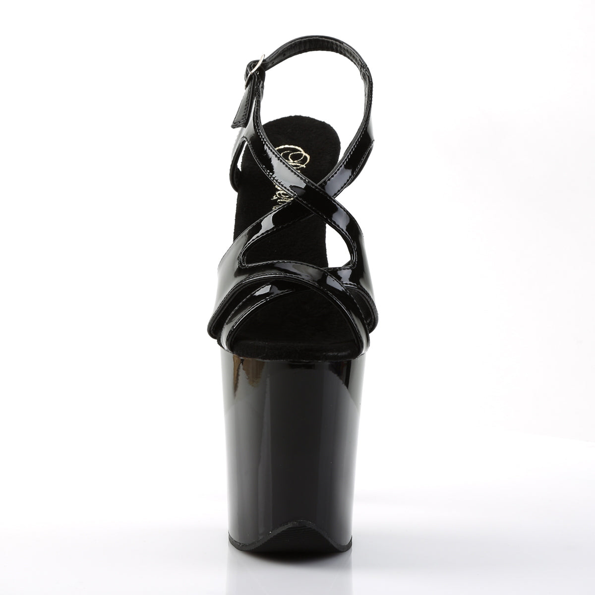 Pleaser Sandali da donna FLAMINGO-831 BLK PAT / BLK