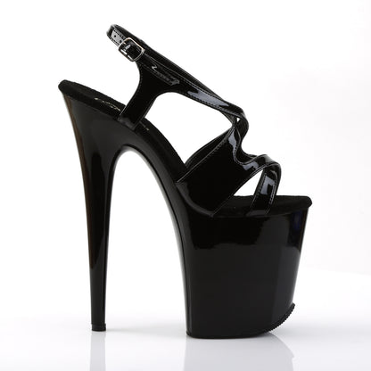Pleaser Sandali da donna FLAMINGO-831 BLK PAT / BLK