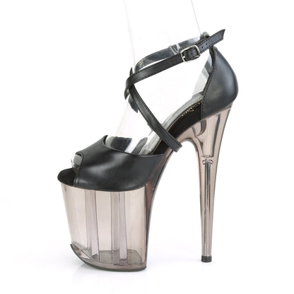 Pleaser Sandali da donna FLAMINGO-840T BLK in ecopelle / BLK opaco
