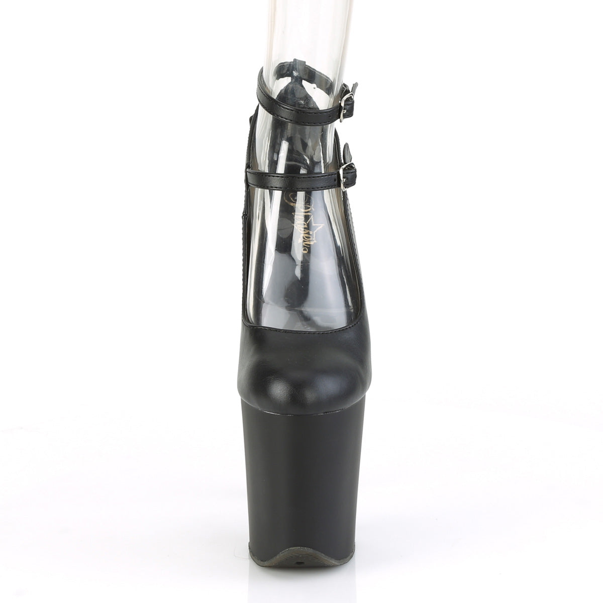 Pleaser Sandali da donna FLAMINGO-850 BLK in ecopelle / BLK opaco