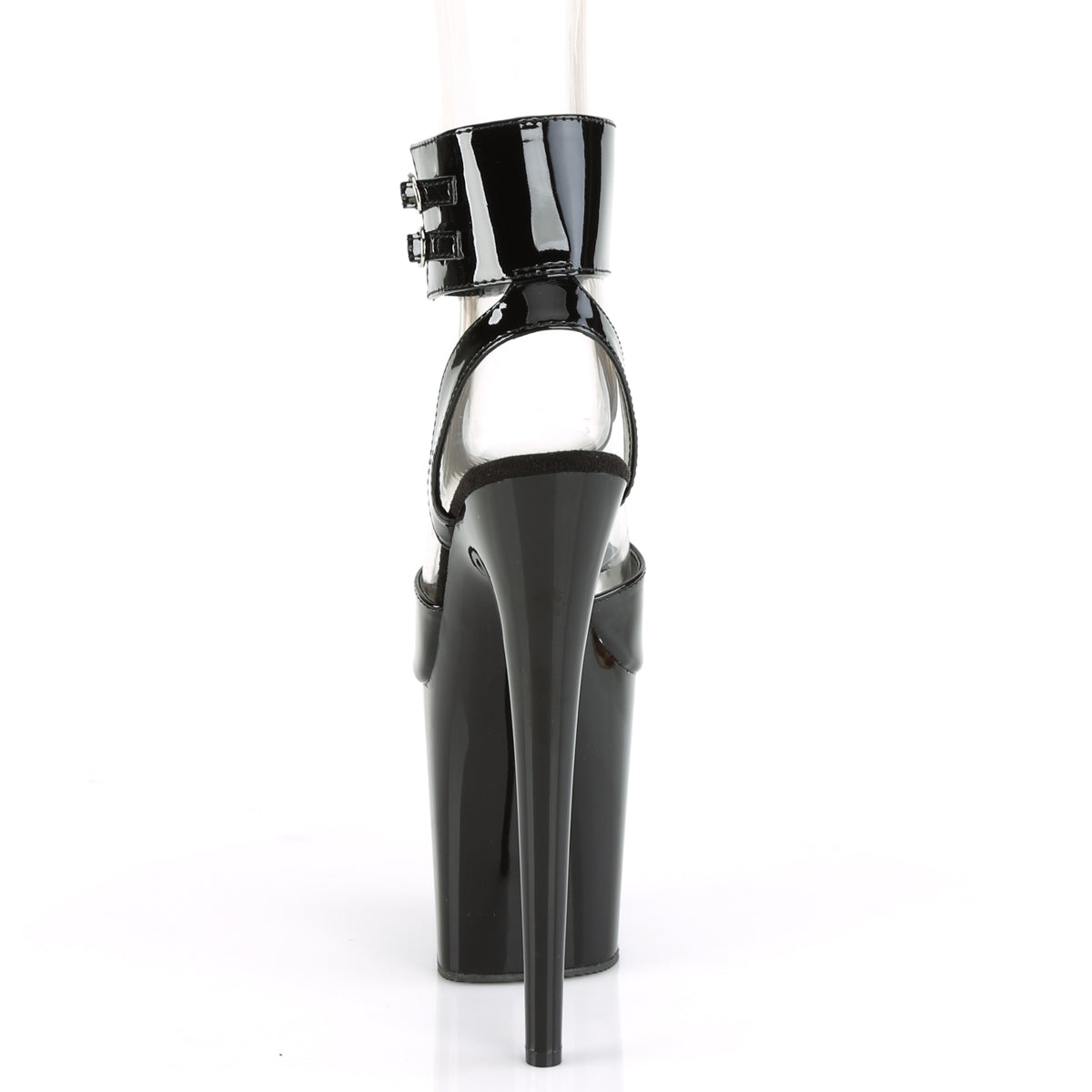 Pleaser Sandali da donna FLAMINGO-891 BLK PAT / BLK
