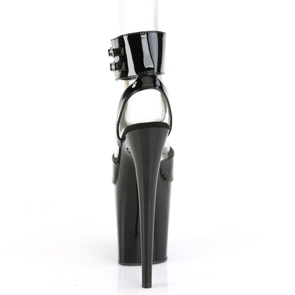 Pleaser Sandali da donna FLAMINGO-891 BLK PAT / BLK