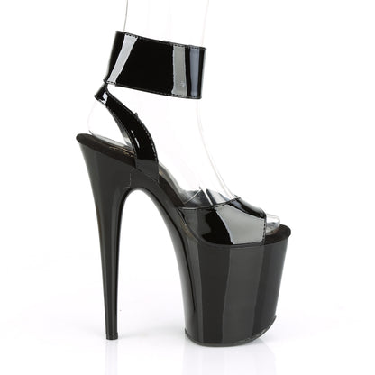 Pleaser Sandali da donna FLAMINGO-891 BLK PAT / BLK