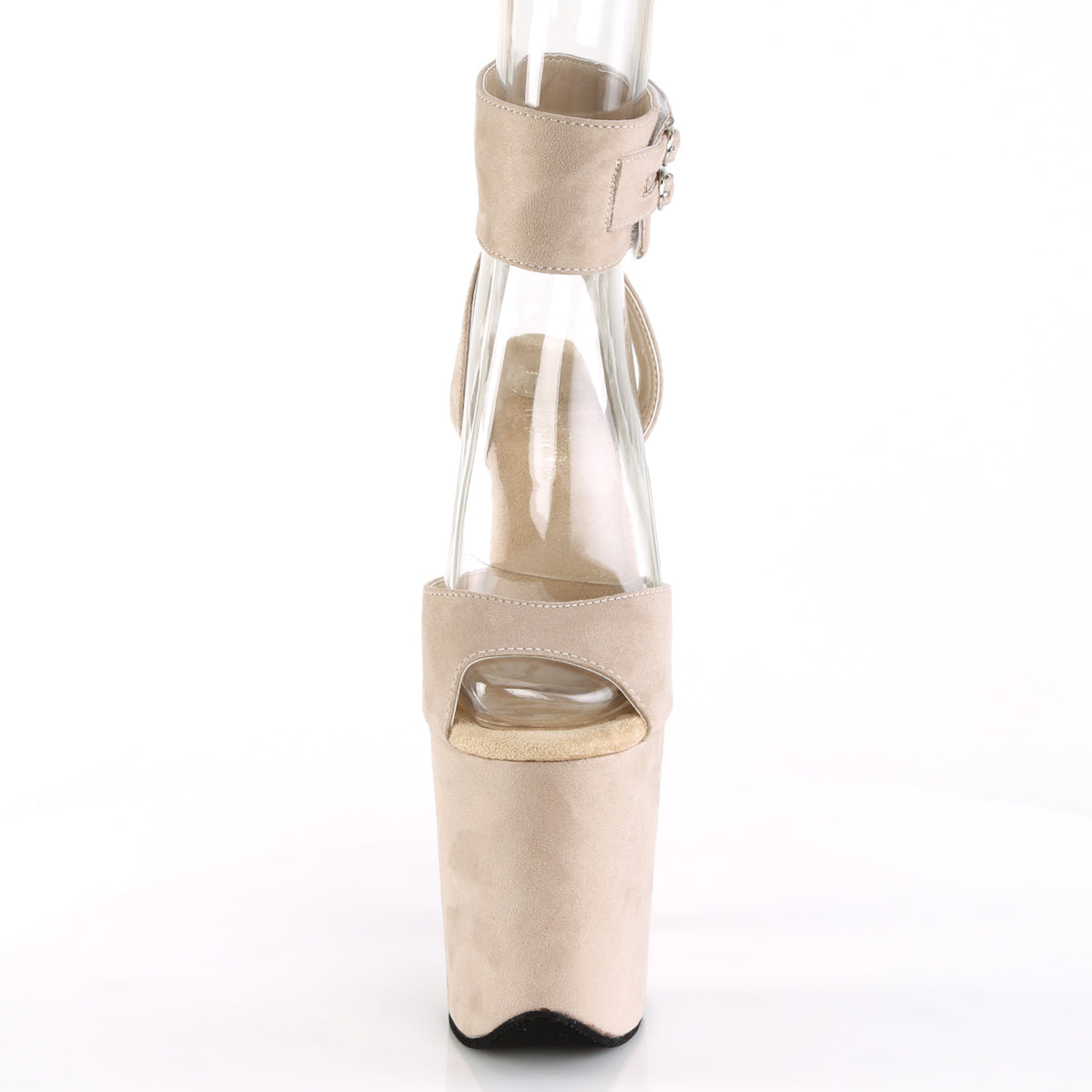 Pleaser Sandali da donna FLAMINGO-891 BEIGE FAUX Suede / Beige Faux Suede Suede