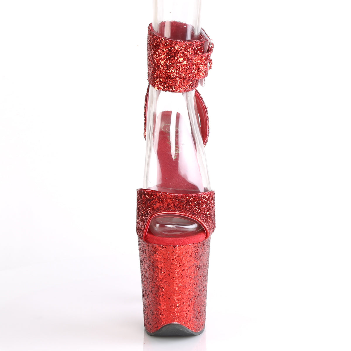 Pleaser Sandali da donna FLAMINGO-891LG rosso glitter / scintillio rosso