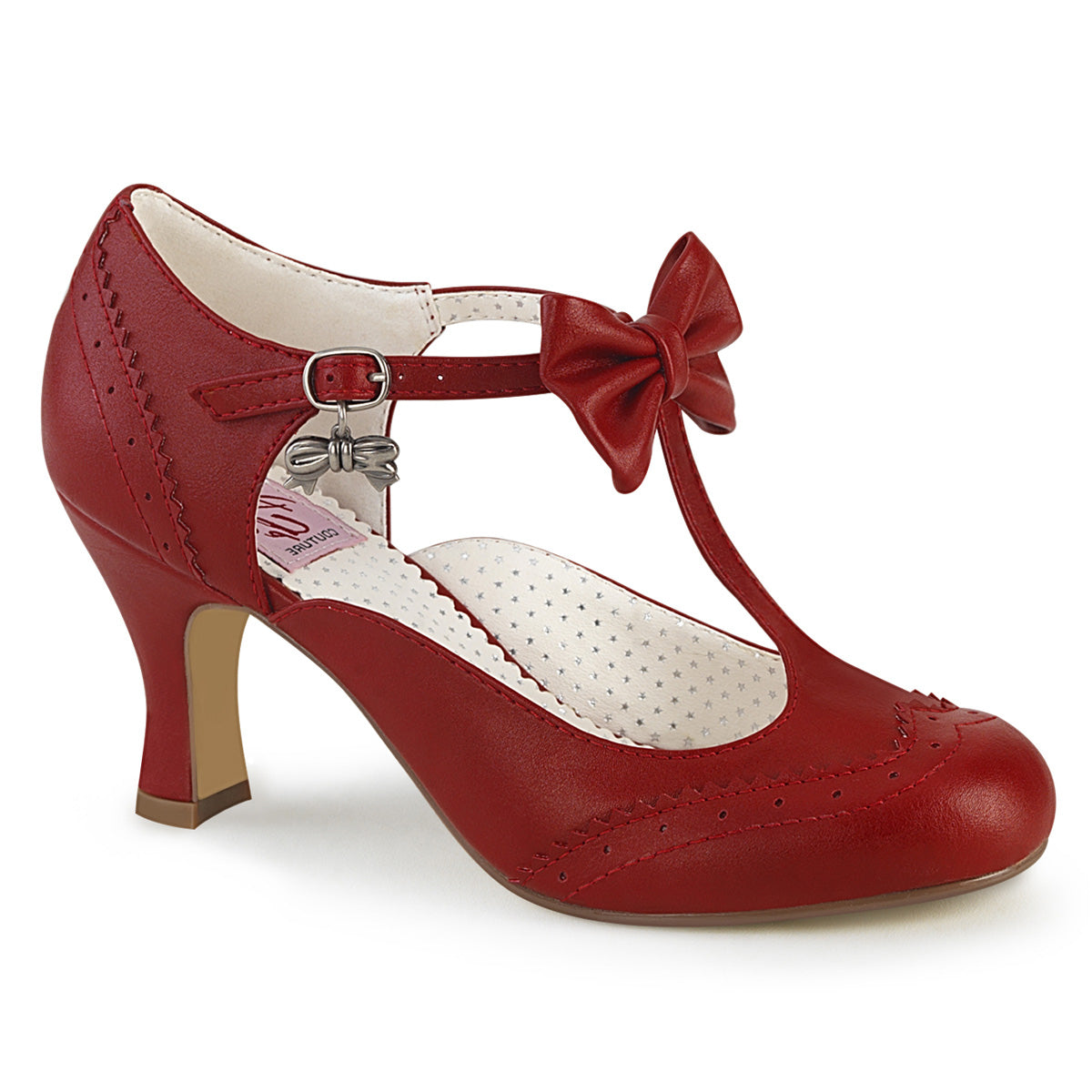 Pin Up Couture Pompe da donna FLAPPER-11 Ecopelle rosse