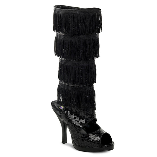 Funtasma Stivaletti da donna FLAPPER-168 Sequins BLK.