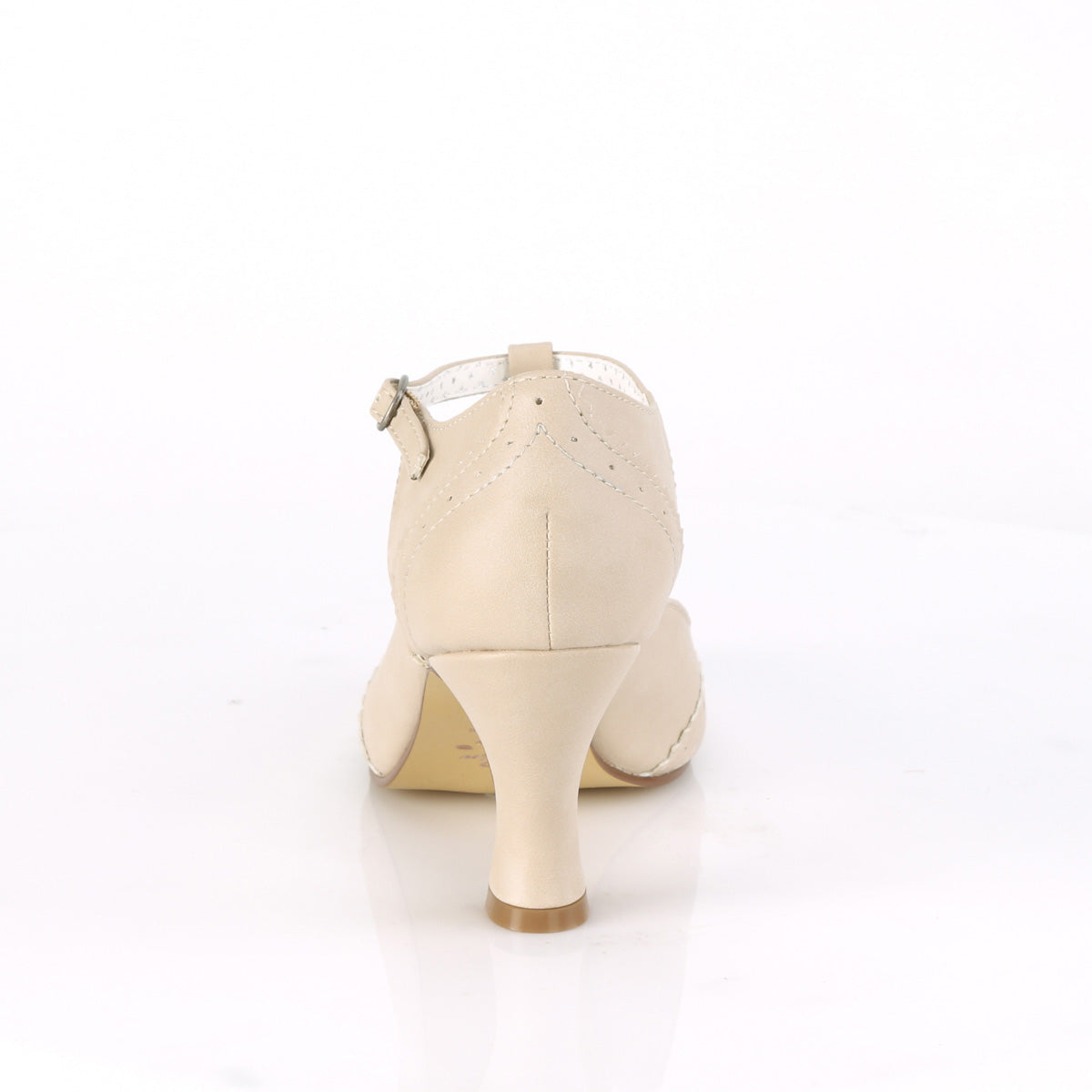 Pin Up Couture Pompe da donna FLAPPER-26 Crema PU.