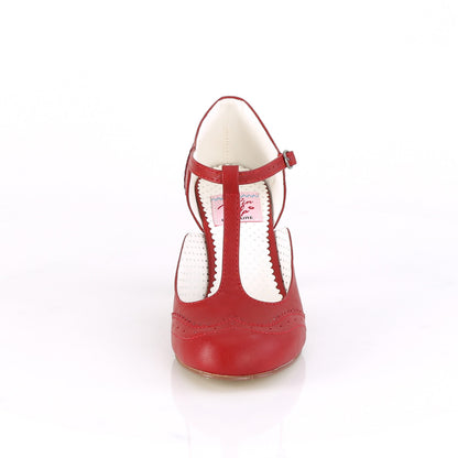 Pin Up Couture Pompe da donna FLAPPER-26 in ecopelle rossa