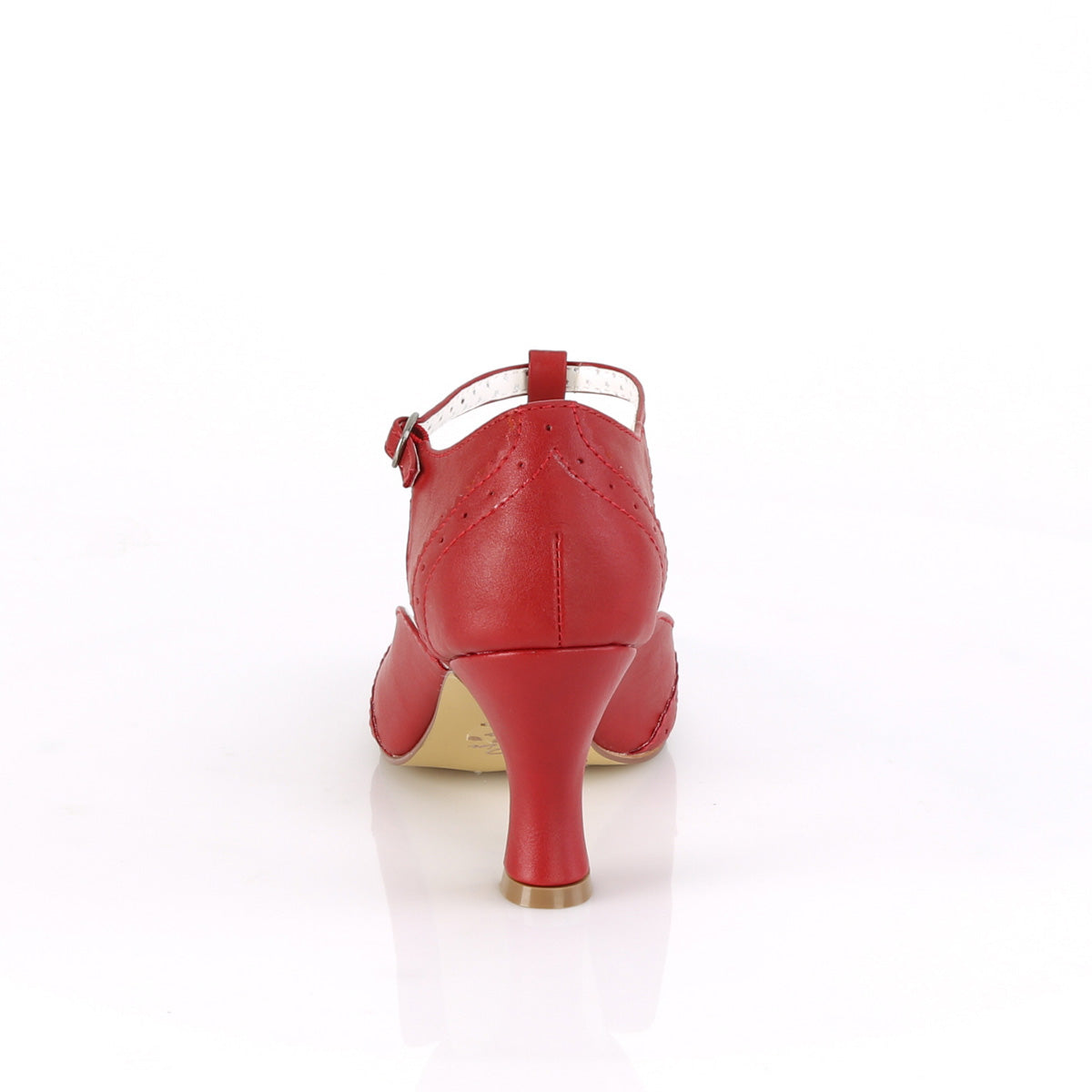 Pin Up Couture Pompe da donna FLAPPER-26 in ecopelle rossa