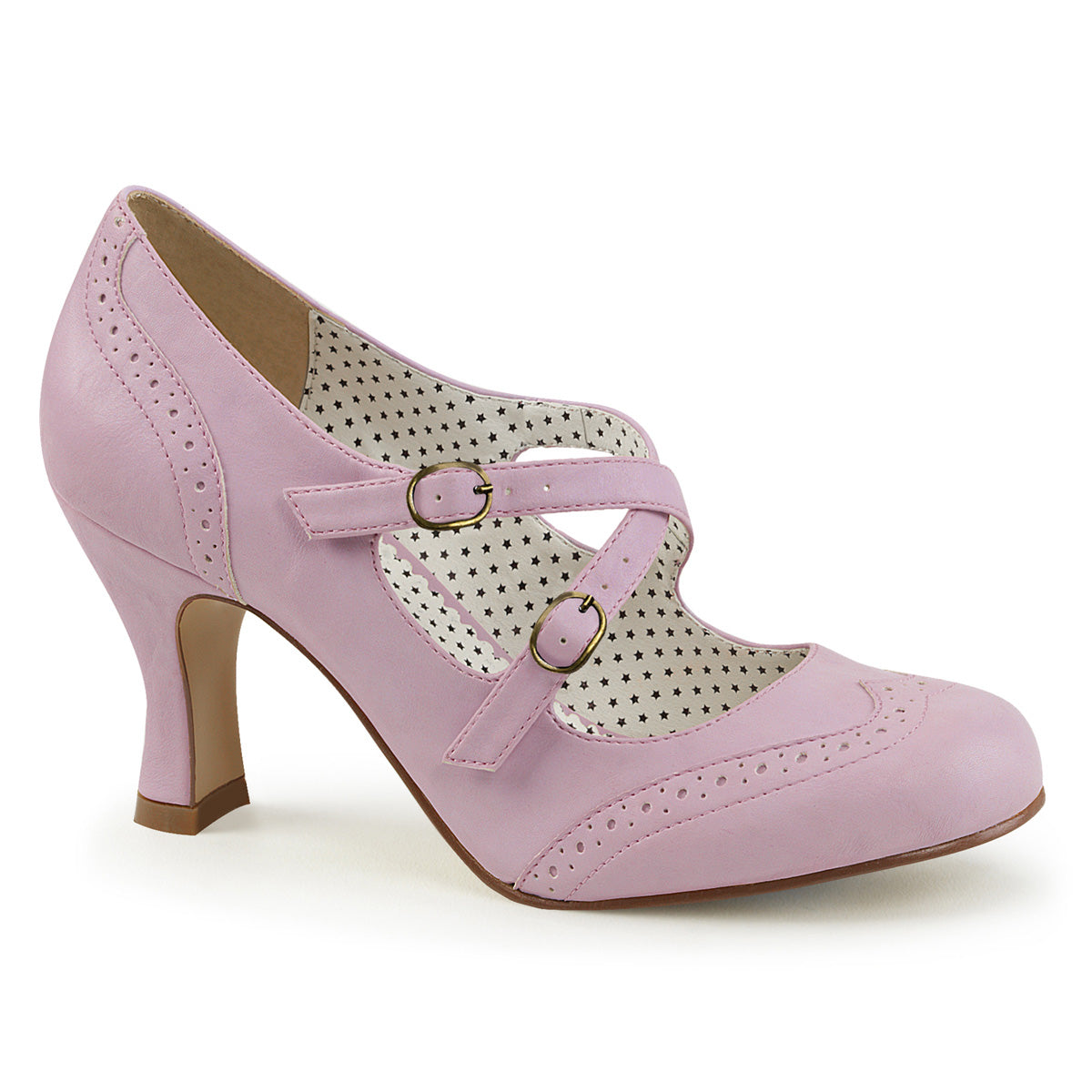 Pin Up Couture Pompe da donna FLAPPER-35 ecopelle lavanda