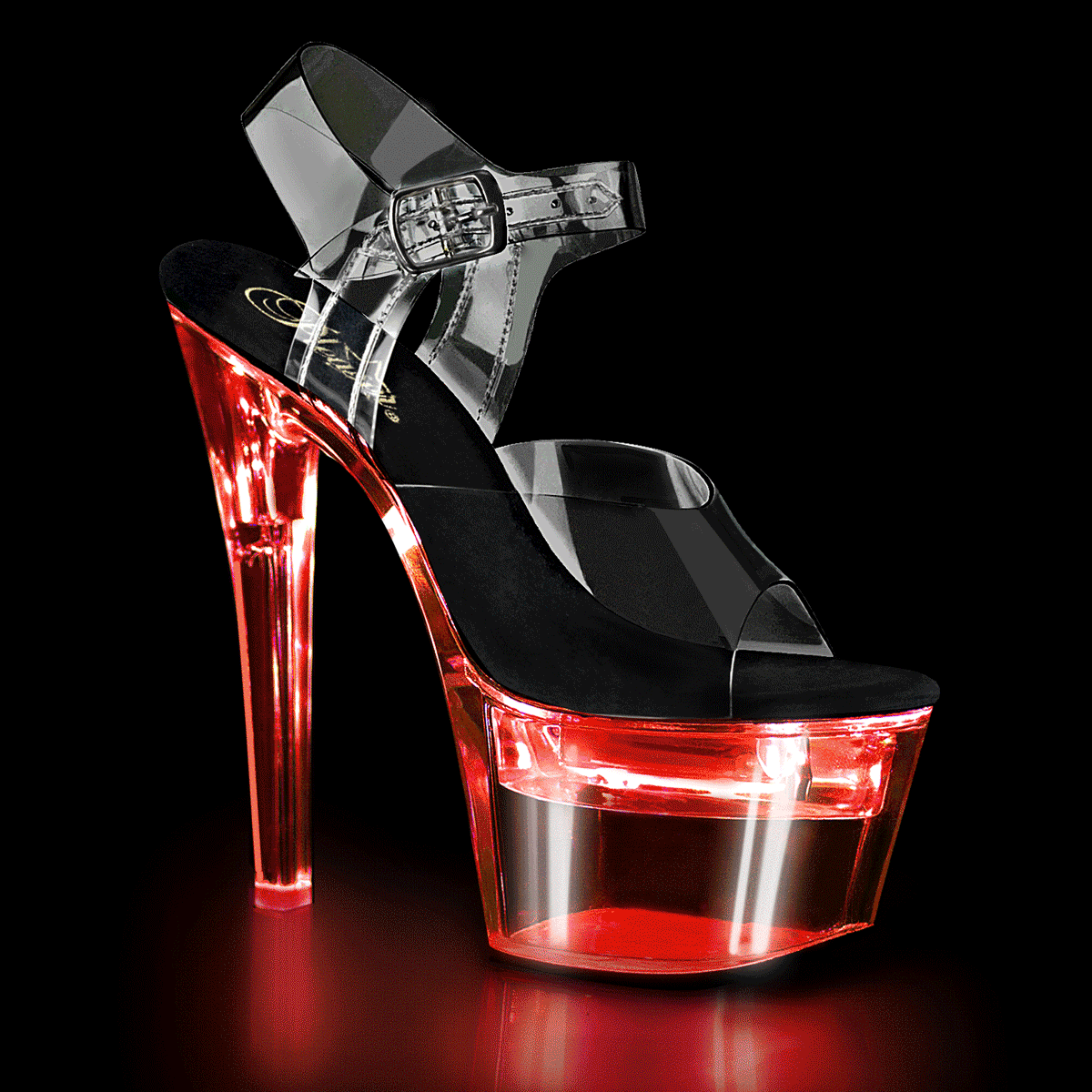 Pleaser Sandali da donna FLASHDANCE-708 CLR-BLK / CLR