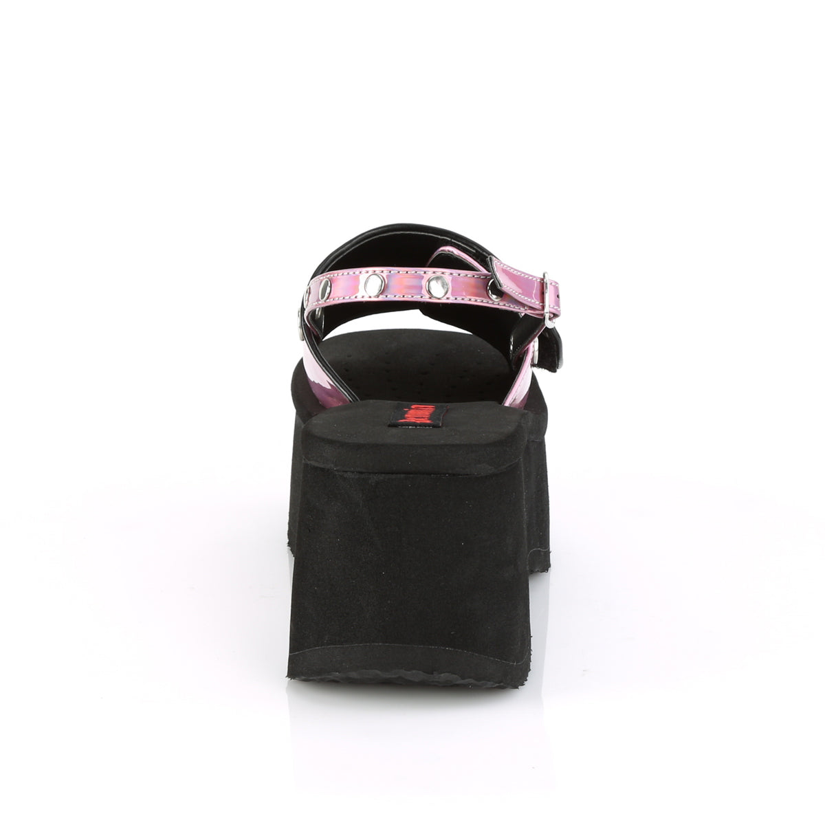 DemoniaCult Sandali femminili FUNN-32 ologramma rosa
