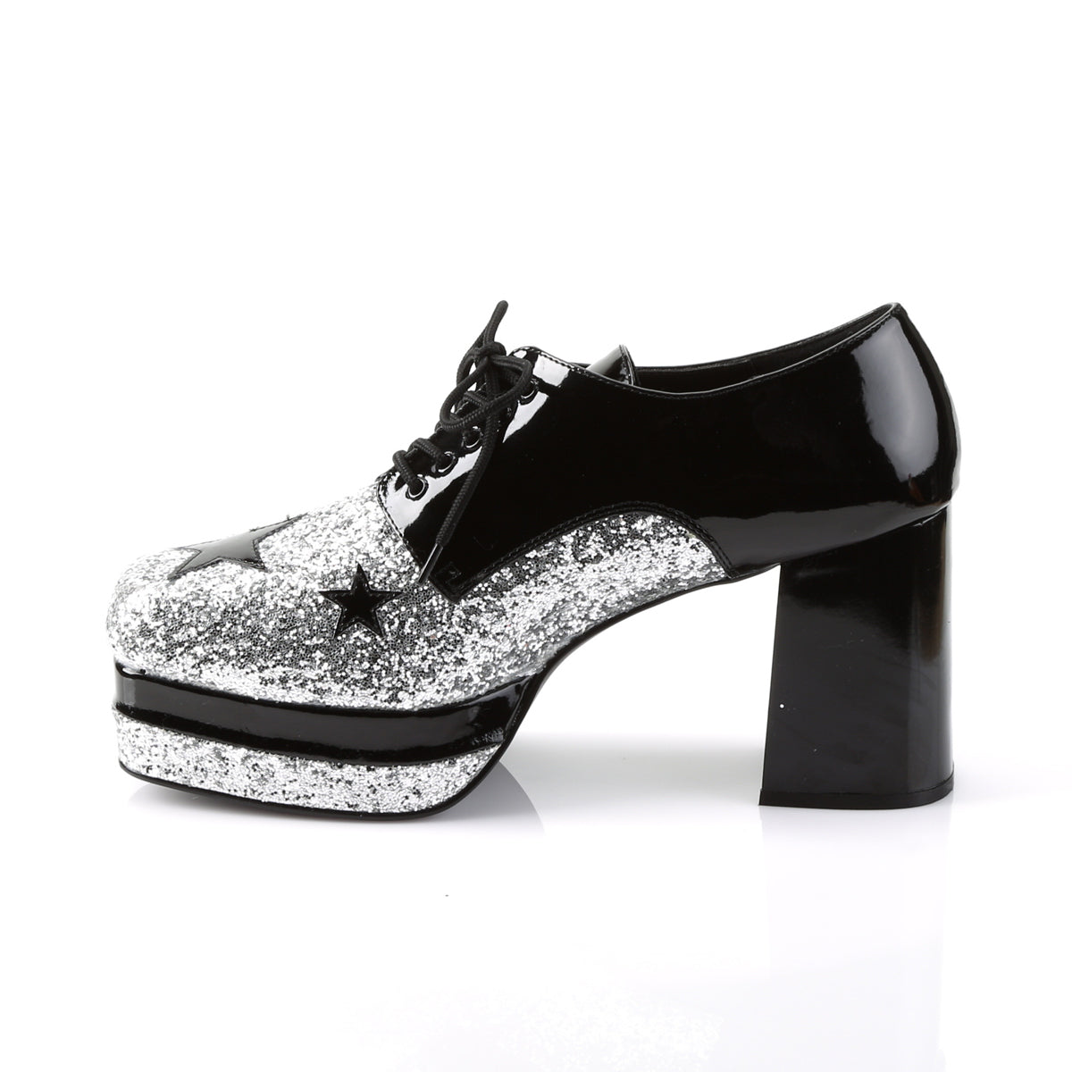 Funtasma Scarpa bassa da uomo GLAMROCK-02 BLK PAT-SLV GLTR