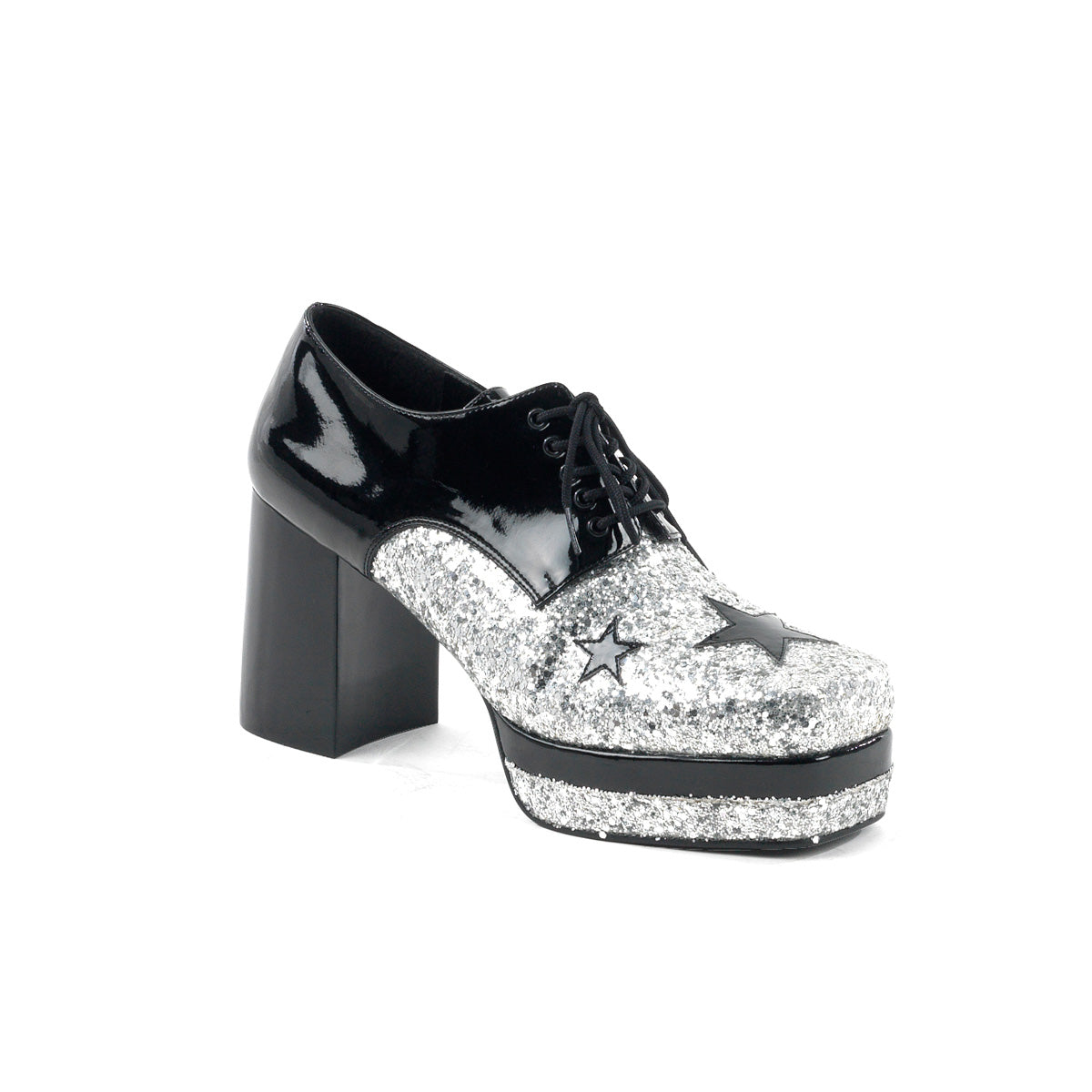 Funtasma Scarpa bassa da uomo GLAMROCK-02 BLK PAT-SLV GLTR