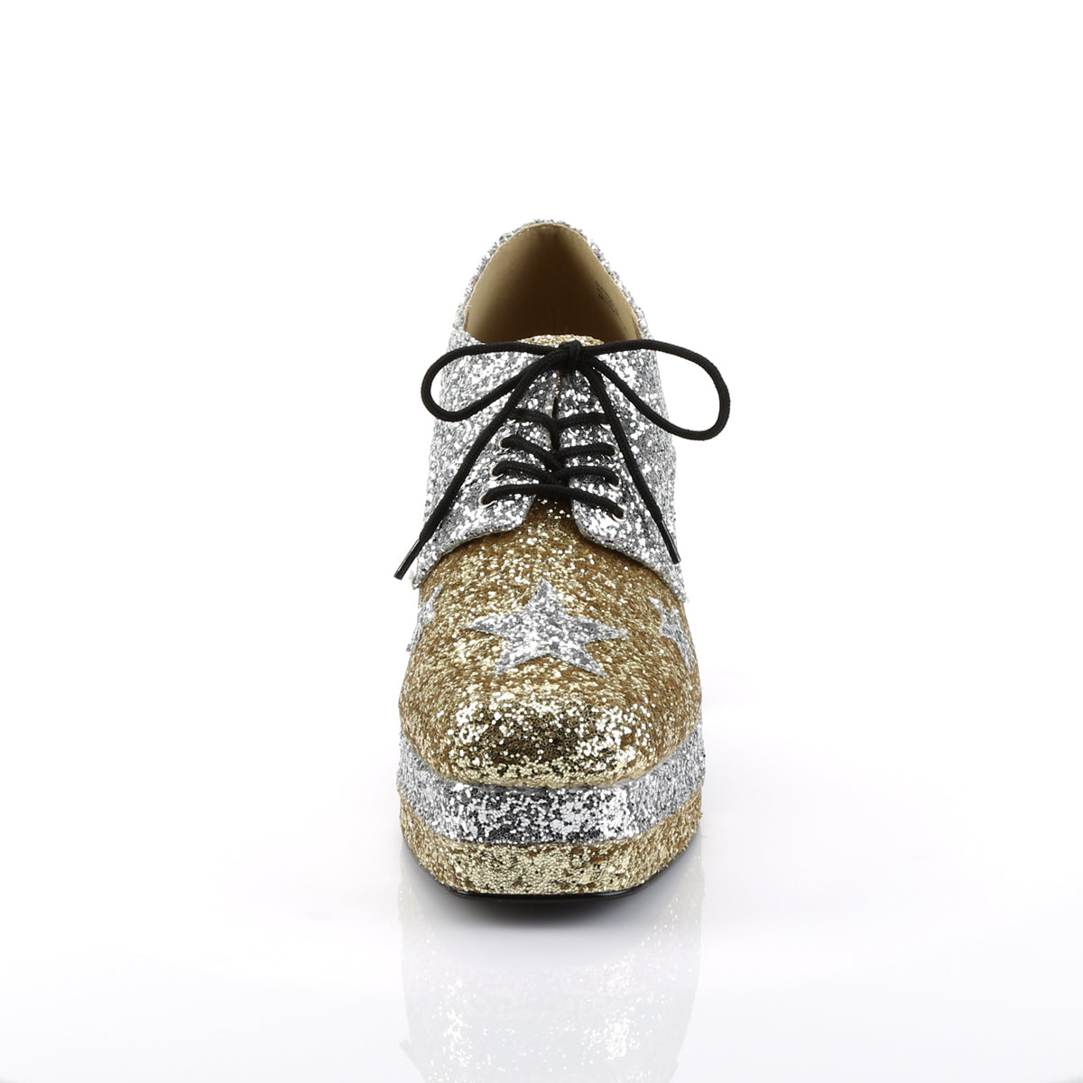 Funtasma Scarpa bassa da uomo GLAMROCK-02 glitter slv-oro