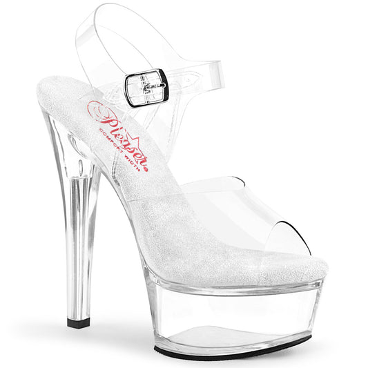 Pleaser  Sandali GLEAM-608 CLR / CLR