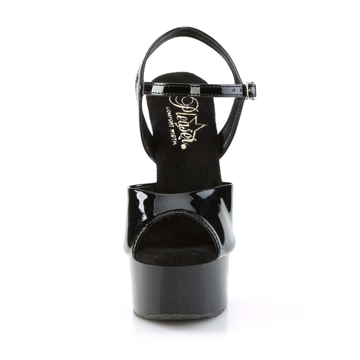 Pleaser  Sandali GLEAM-609 BLK PAT / BLK