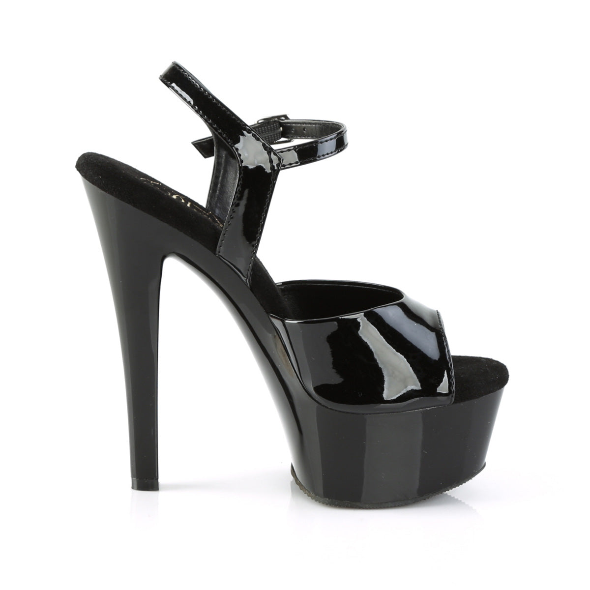 Pleaser  Sandali GLEAM-609 BLK PAT / BLK