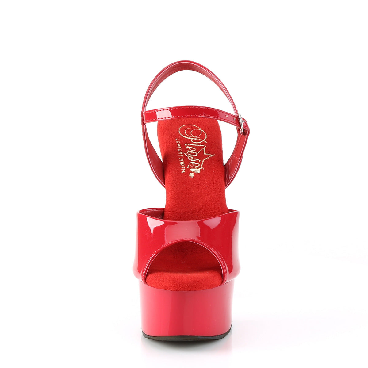 Pleaser  Sandali GLEAM-609 Pat / rosso rosso / rosso