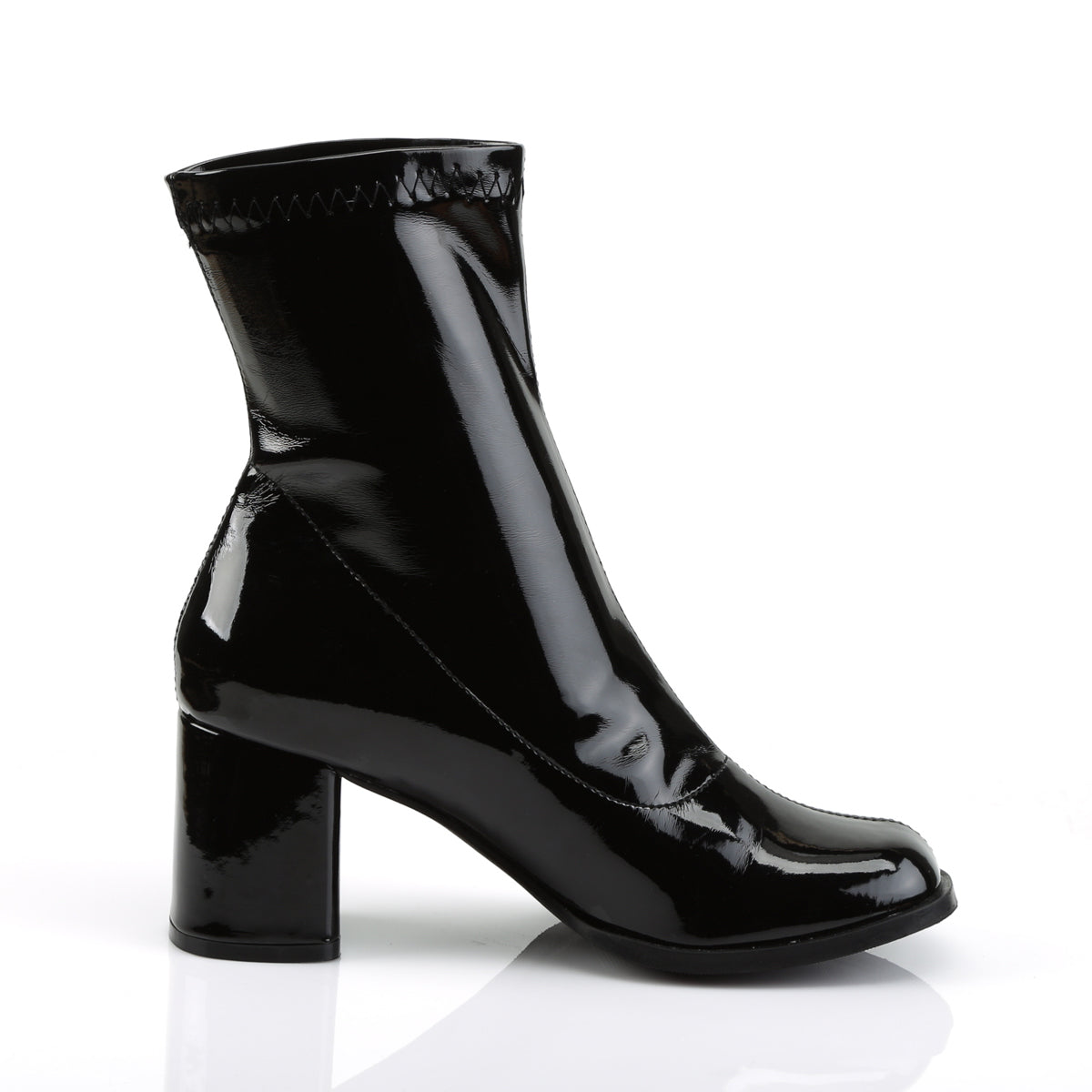 Funtasma Womens Ankle Boots GOGO-150 Blk Str Pat