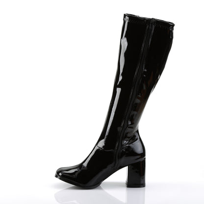 Funtasma Womens Boots GOGO-303 Blk Str Pat-Clr Tpu