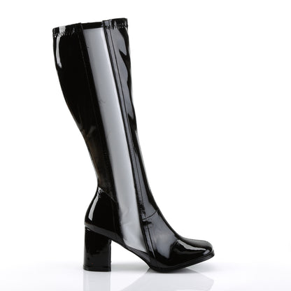 Funtasma Womens Boots GOGO-303 Blk Str Pat-Clr Tpu