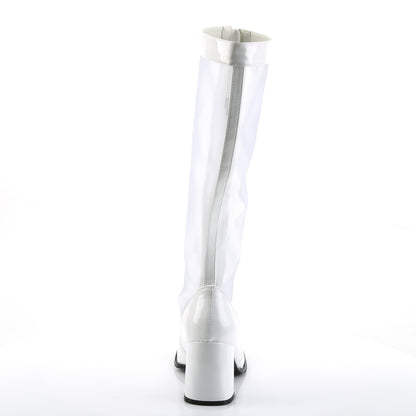 Funtasma Womens Boots GOGO-307 Wht Str Pat-Mesh