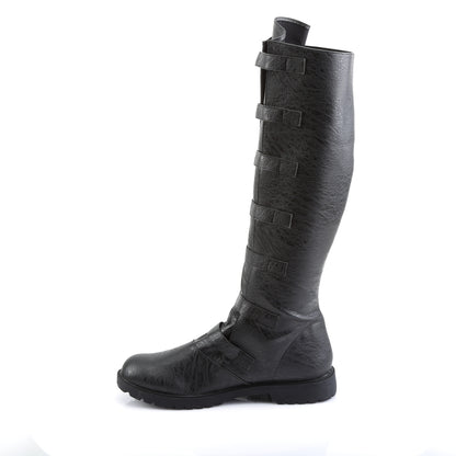Funtasma Stivali da uomo GOTHAM-110 BLK afflitto Pu