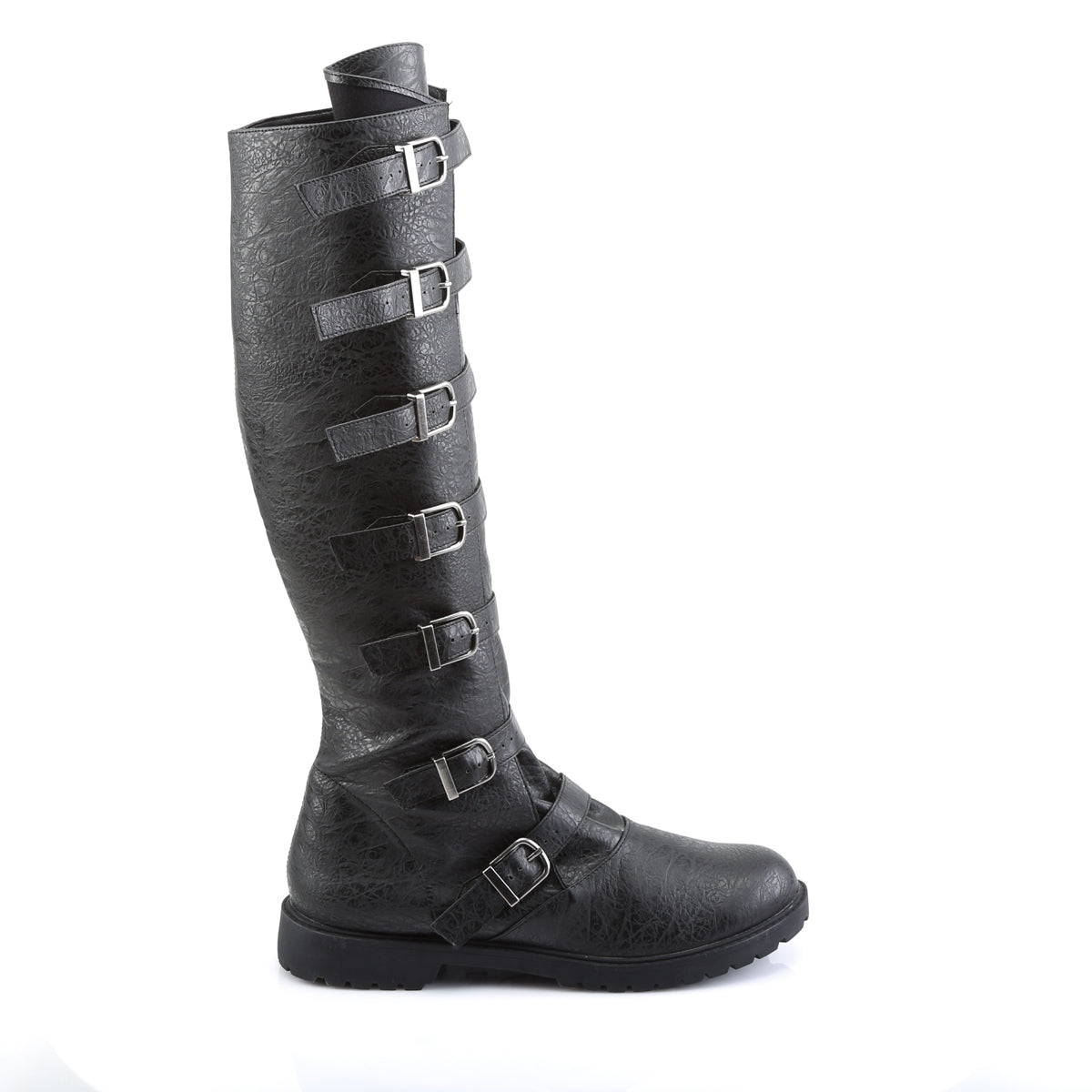 Funtasma Stivali da uomo GOTHAM-110 BLK afflitto Pu