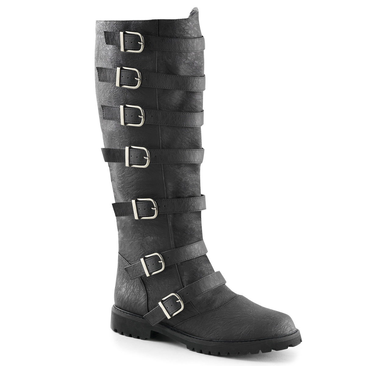 Funtasma Stivali da uomo GOTHAM-110 BLK afflitto Pu