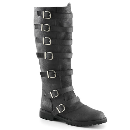 Funtasma Stivali da uomo GOTHAM-110 BLK afflitto Pu