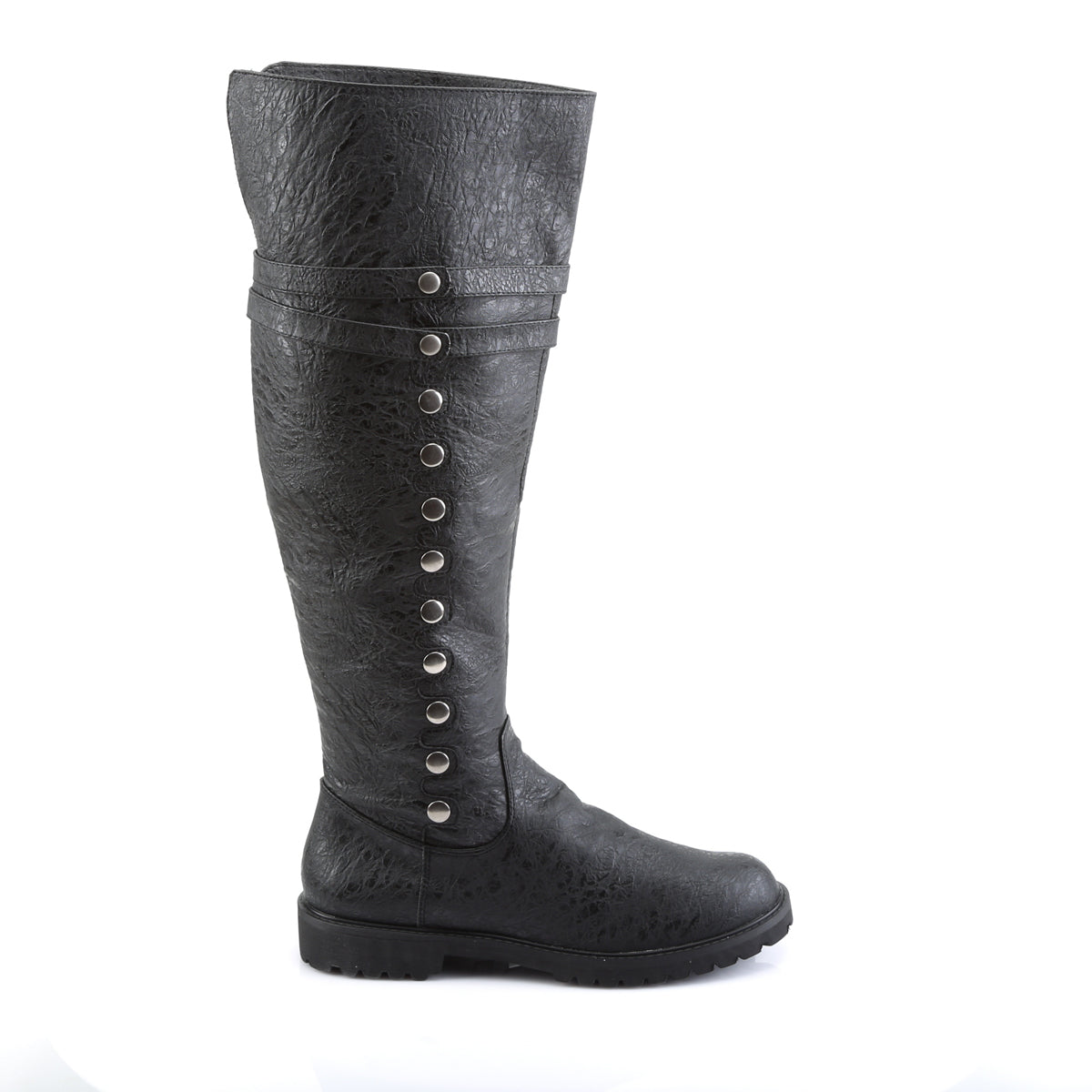Funtasma Stivali da uomo GOTHAM-120 BLK afflitto Pu