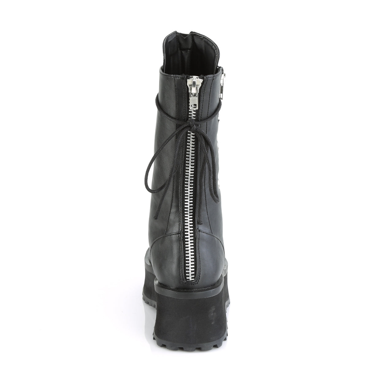 DemoniaCult Stivali da uomo GRAVEDIGGER-14 pelle vegana BLK
