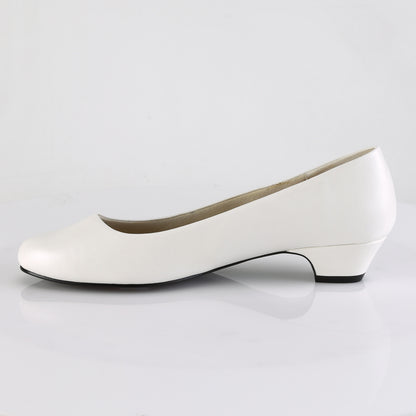 Pleaser Pink Label Pompe da donna GWEN-01 Wht in ecopelle