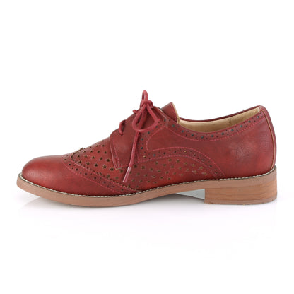 Pin Up Couture Pompe da donna HEPBURN-26 Ciliegia rossa in ecopelle