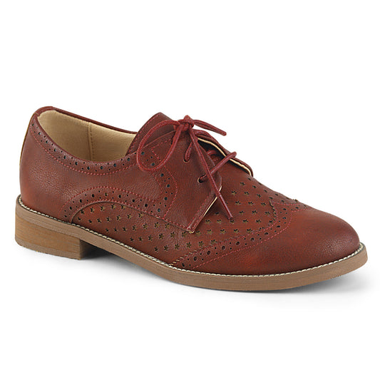 Pin Up Couture Pompe da donna HEPBURN-26 Ciliegia rossa in ecopelle