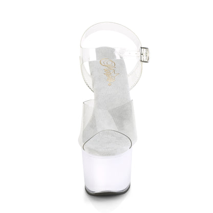 Pleaser Sandali da donna ILLUMINATOR-708 CLR / Glow Bianco