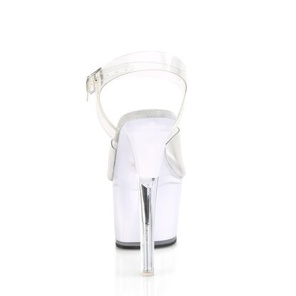 Pleaser Sandali da donna ILLUMINATOR-708 CLR / Glow Bianco