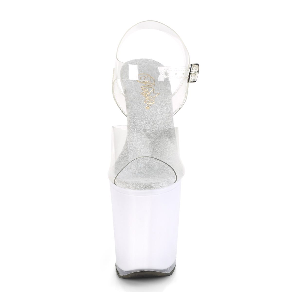 Pleaser Sandali da donna ILLUMINATOR-808 CLR / Glow bianco