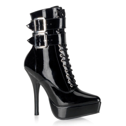 Devious Pompe da donna INDULGE-1026 Blk Pat.