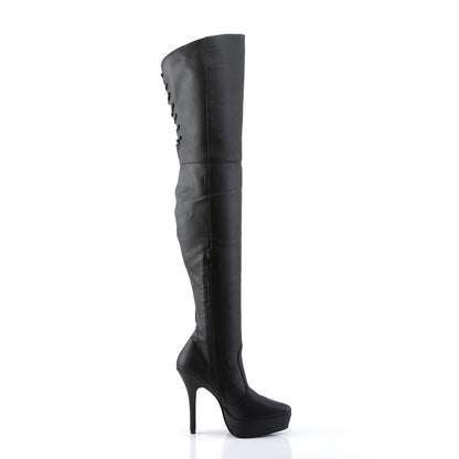 Devious Pompe da donna INDULGE-3011 BLK Pelle (P)