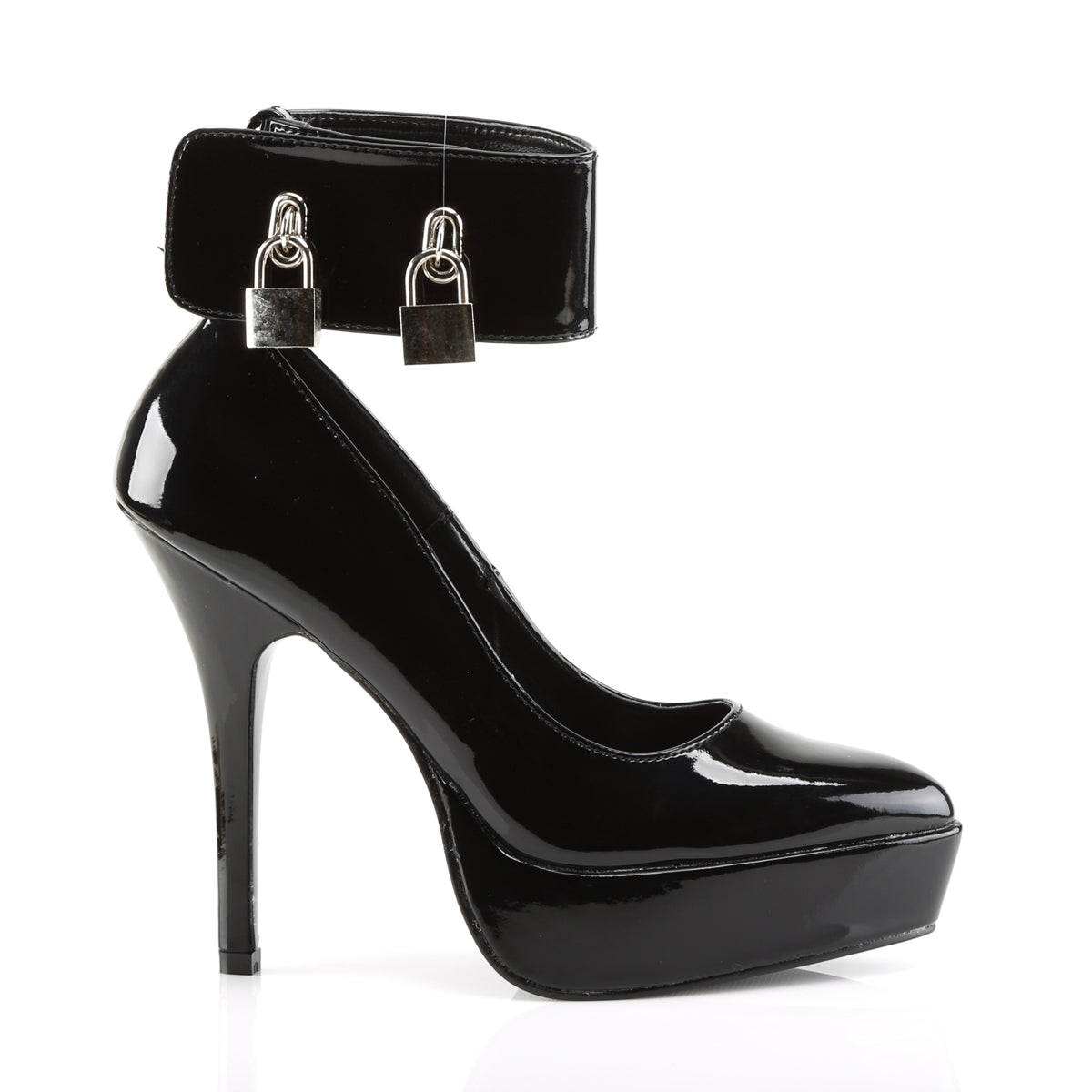 Devious Pompe da donna INDULGE-534 BLK PAT