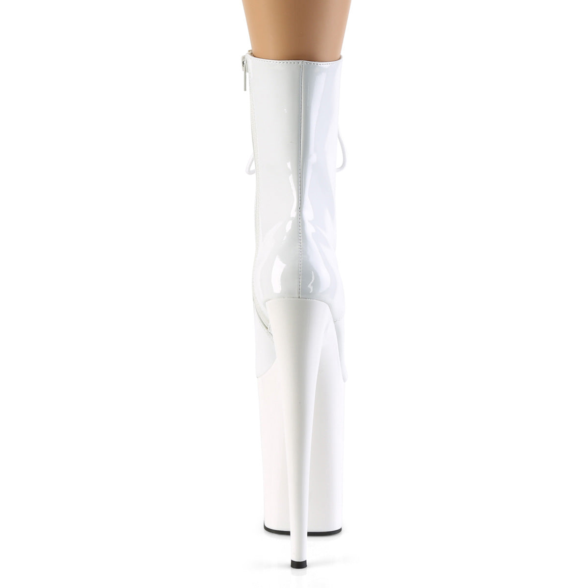 Pleaser Stivaletti da donna INFINITY-1020 Wht Pat / Wht