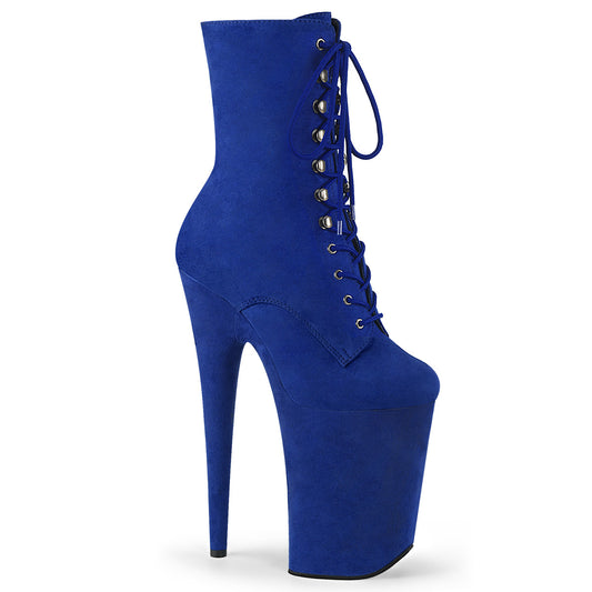 Pleaser Stivaletti da donna INFINITY-1020FS Royal Blue F.Suede / Royal Blue F.Suede