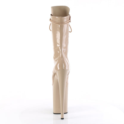 Pleaser  Ankle Boots INFINITY-1050 Nude Pat/Nude
